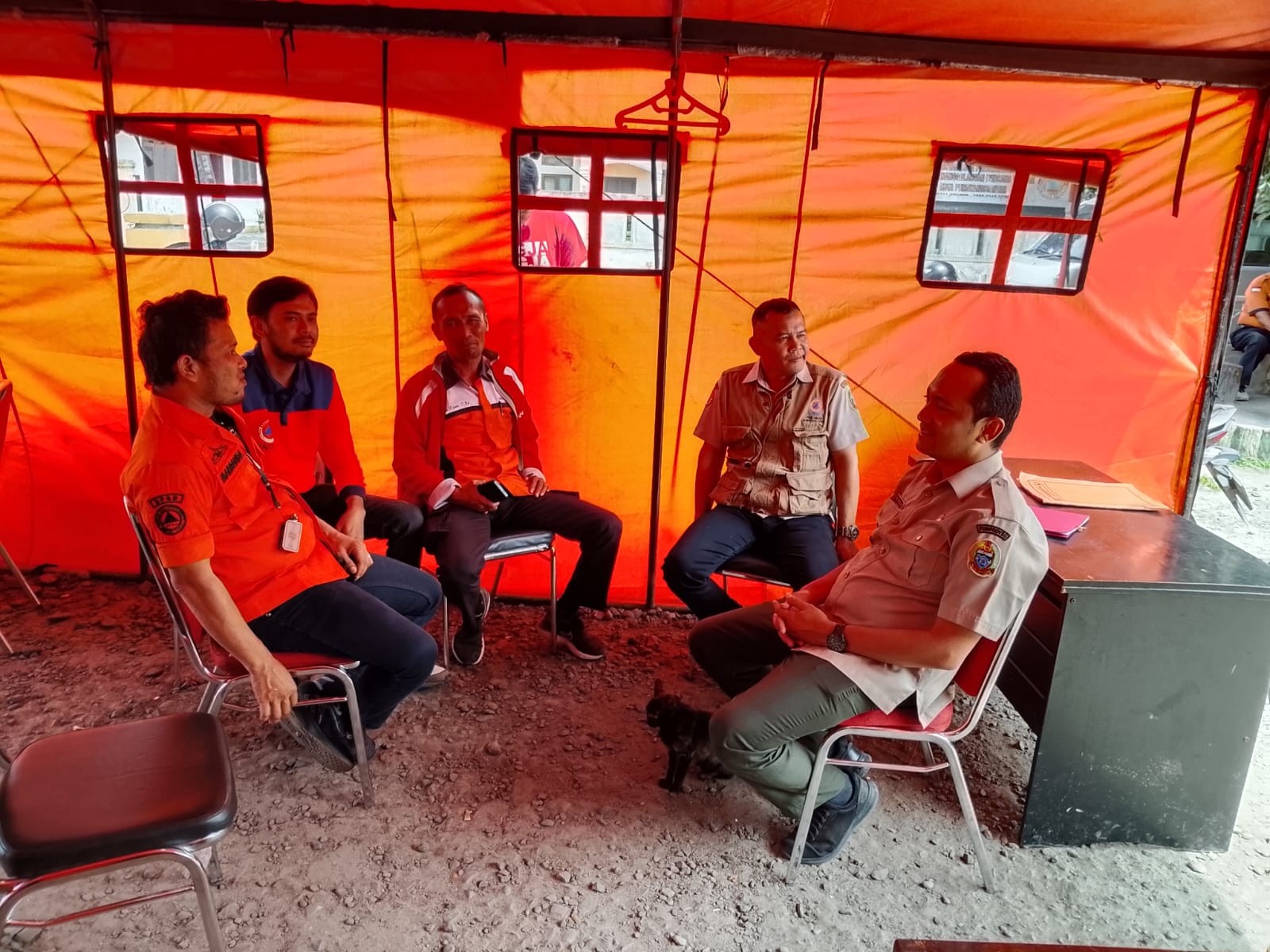 Kunjungan BPBD Provinsi Sumatera Utara ke BPBD Kota Pematangsiantar