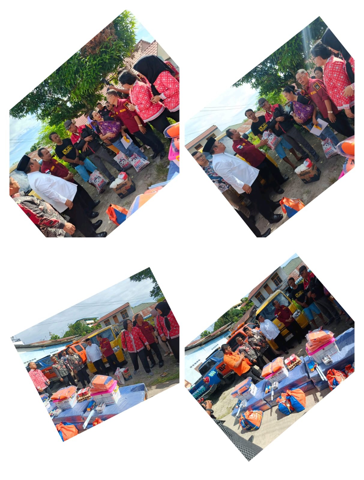 Penyerahan Bantuan Untuk Korban  Pohon Tumbang